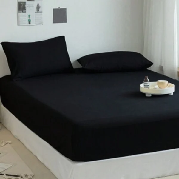 Kit Jogo Lençol Premium Cama Casal 3 Peças Com Elástico e Fronhas - Image 3