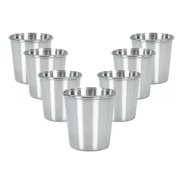 Kit 12 Copos Cônico Americano 300ml Aluminio Continental - Image 2