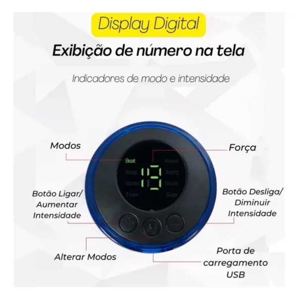 Mini Massageador Portátil Corporal Elétrico - Image 6