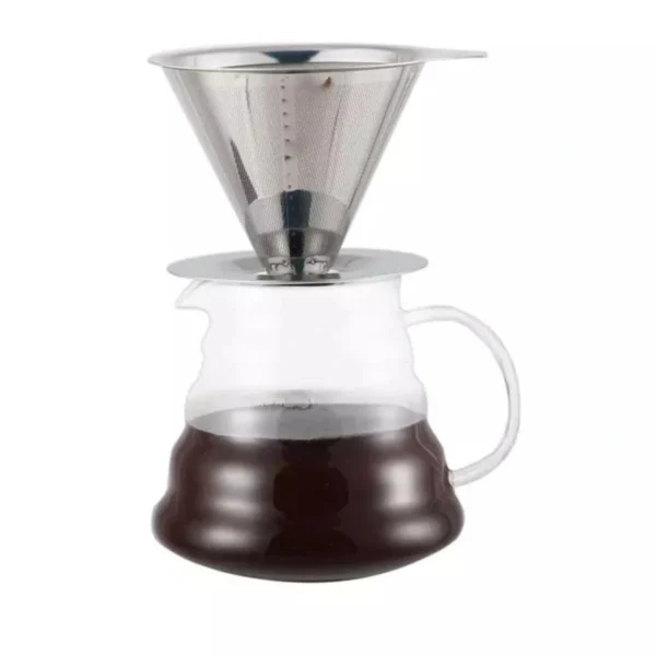 Filtro De Café Reutilizável Coador Inox 102 Grande Não Utiliza Filtro - Image 7
