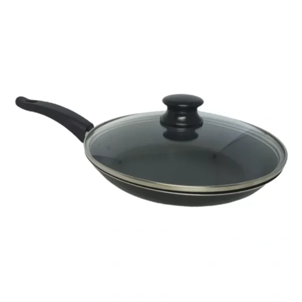 Frigideira Antiaderentre Com Tampa de Vidro Teflon 16cm D Diâmetro - Image 8