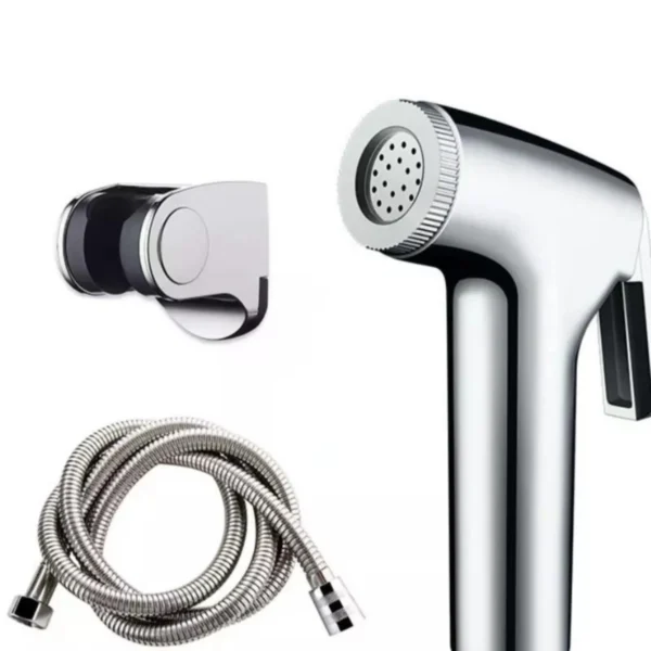 Ducha Higiênica Para Banheiro Completa Metal Inox núcleo da válvula de cobre 1,2m Chuveirinho Privada - Image 2