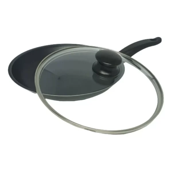 Frigideira Antiaderentre Com Tampa de Vidro Teflon 16cm D Diâmetro - Image 6