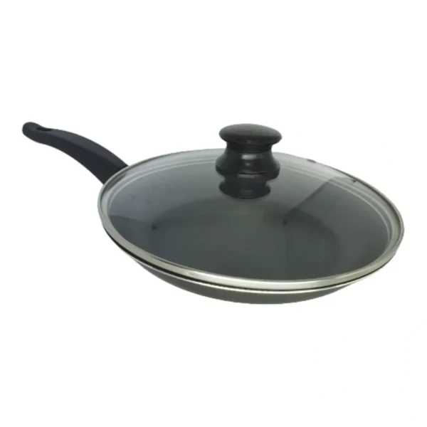Frigideira Antiaderentre Com Tampa de Vidro Teflon 16cm D Diâmetro - Image 2