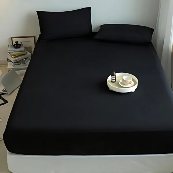 Kit Jogo Lençol Premium Cama Casal 3 Peças Com Elástico e Fronhas - Image 4