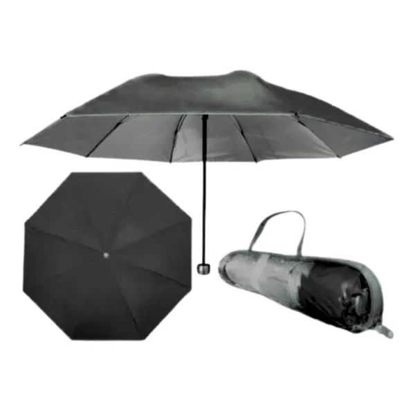 Sombrinha Guarda Chuva Dupla Face Colorida Liso Proteção contra Raios UV Contra Vento - Image 4