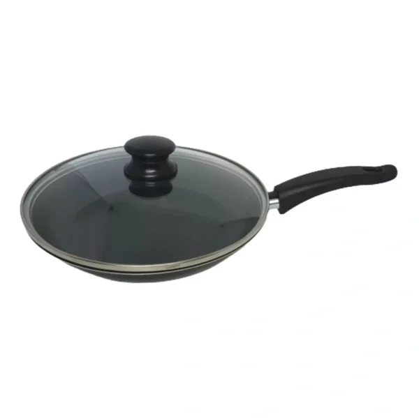 Frigideira Antiaderentre Com Tampa de Vidro Teflon 16cm D Diâmetro - Image 3