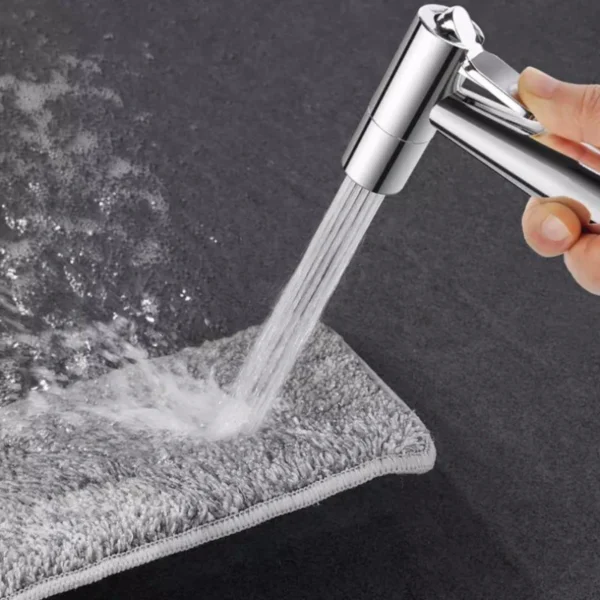 Ducha Higiênica Para Banheiro Completa Metal Inox núcleo da válvula de cobre 1,2m Chuveirinho Privada - Image 3