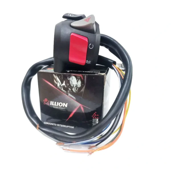 Interruptor Punho de Partida Titan Fan Start 150 160 Com Pisca Alerta - Image 3