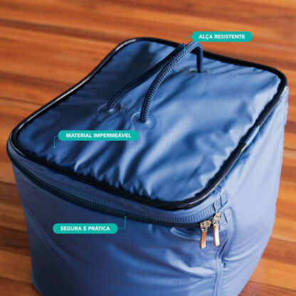 Bolsa Frasqueira Térmica 15 Litros Impermeável - Imagem 7