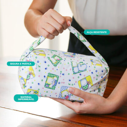 Bolsa Frasqueira Térmica Bebê e Infantil 2,78 Litros Impermeável Estojo - Imagem 7