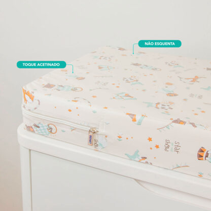Trocador de Fraldas para Cômoda Plus Impermeável com Zíper - Imagem 31