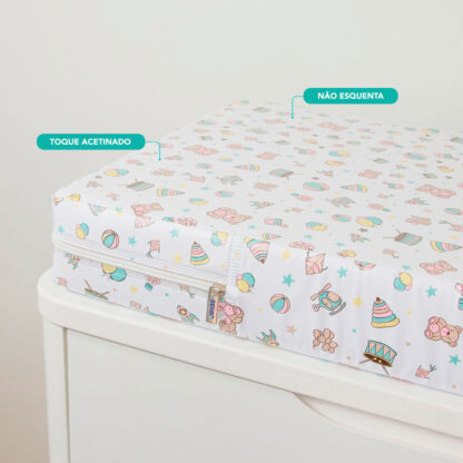 Trocador de Fraldas para Cômoda Plus Impermeável com Zíper - Imagem 78