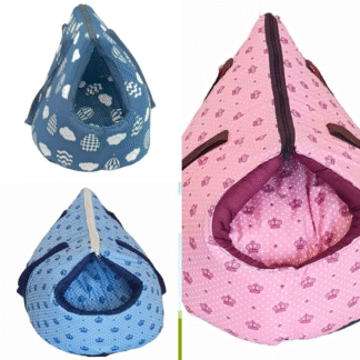 Bolsa de Transporte e Cama Iglu Pet 2 em 1 Amora Top Impermeável