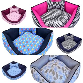 Cama Pet de Canto Luna Top Grande Quadrada
