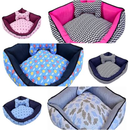 Cama Pet de Canto Luna Top Grande Quadrada