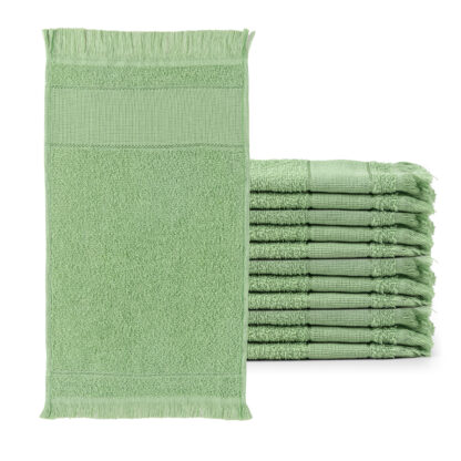 Kit 12 Pçs Toalha de Lavabo Social - Imagem 2