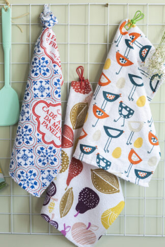 Kit 12 Panos de Copa Prato para Cozinha Chef 35x55 Estampado