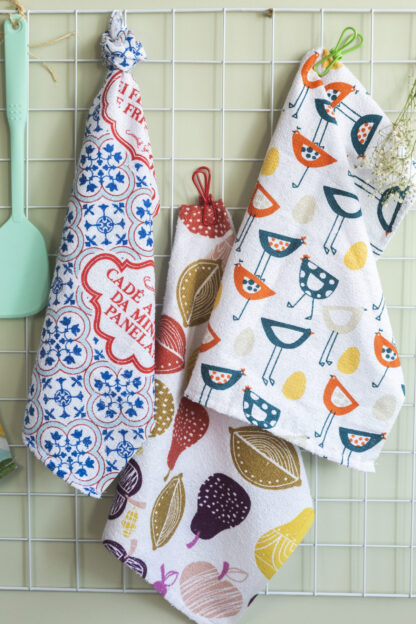 Kit 12 Panos de Copa Prato para Cozinha Chef 35x55 Estampado